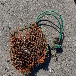 Rare Maine Lobsterman bait bag sea bag lobsterman rope sea rope